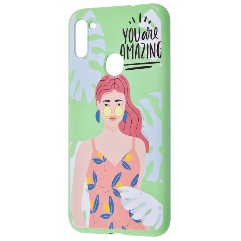 Чохол WAVE Fancy Case для Xiaomi Redmi Note 9S/Note 9 Pro (you are amazing/mint gum)