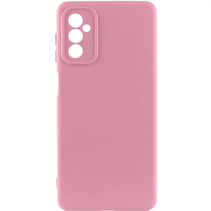 Чохол Silicone Cover Lakshmi Full Camera (AAA) для Samsung Galaxy A24 4G (Рожевий/Light Pink)