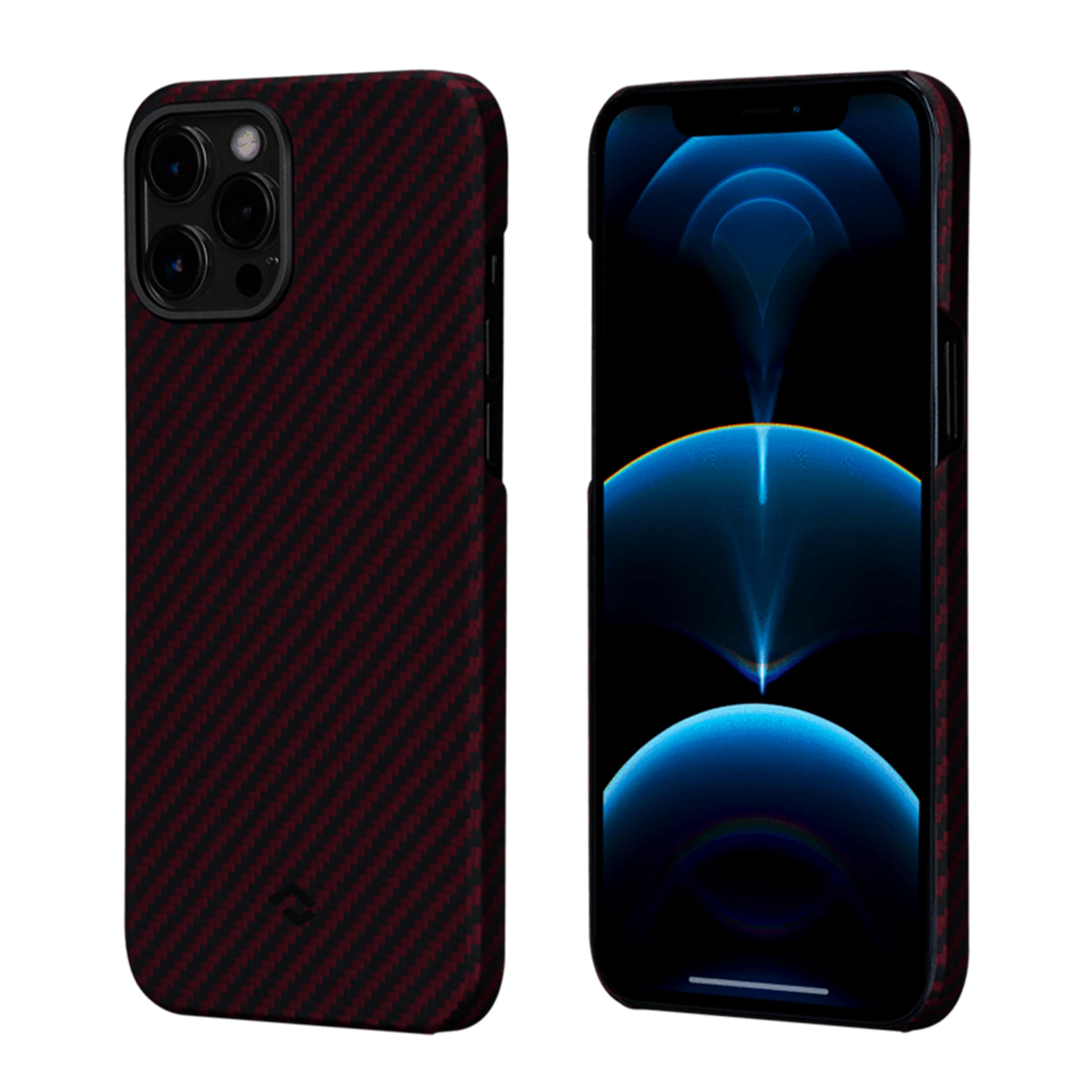 Чохол Pitaka MagEZ Case Twill Black/Red for iPhone 12 Pro Max (KI1203PM)