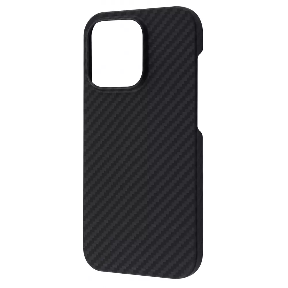 Чохол WAVE Premium Carbon Slim with MagSafe iPhone 14 Pro (чорний)