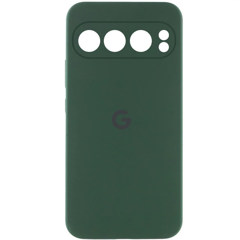 Чохол Silicone Cover Lakshmi Full Camera (AAA) with Logo для Google Pixel 9 Pro (Cyprus Green)