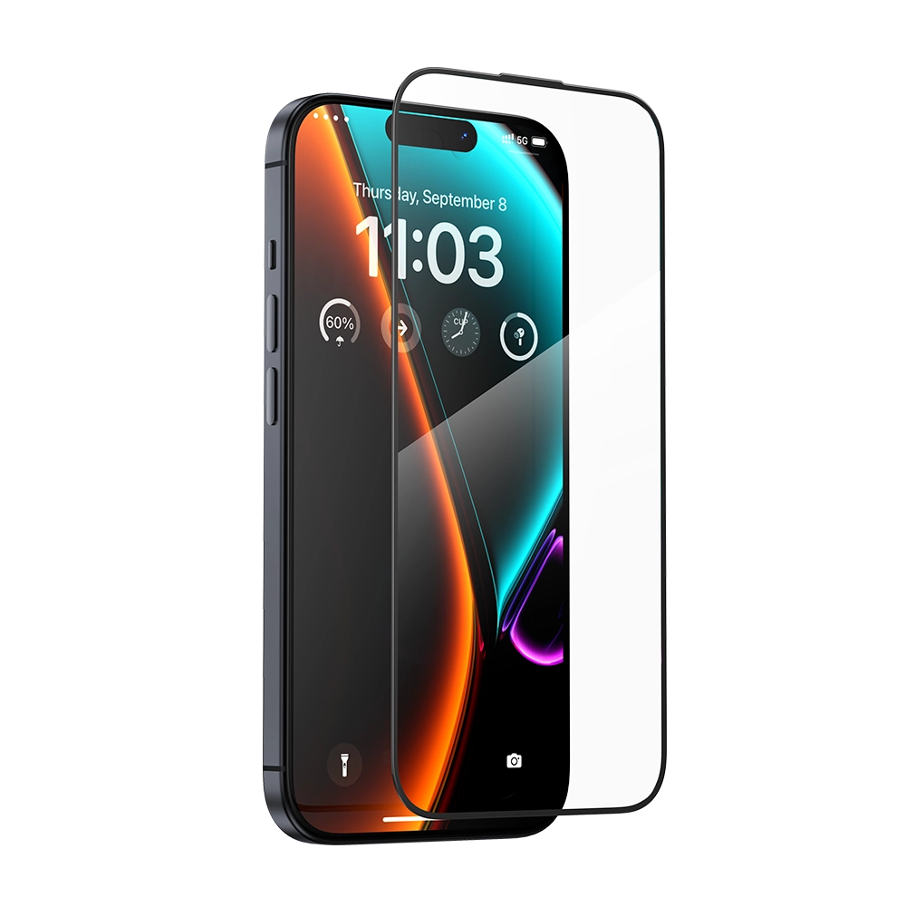 Захисне скло Benks Ultra Shield Screen Protector iP15/14 Pro (Black)