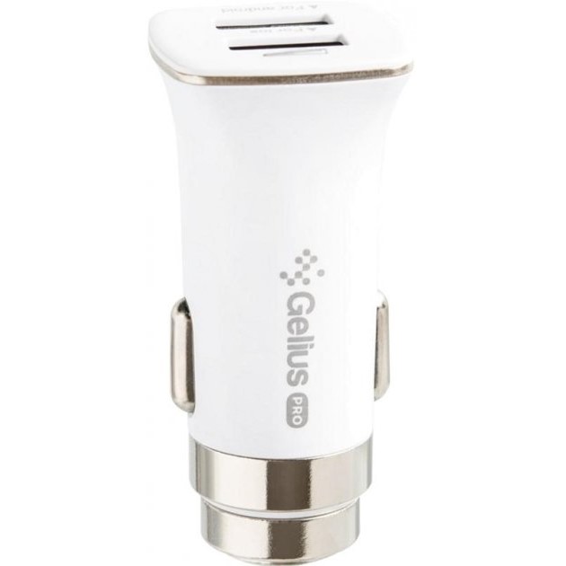 АЗП Gelius Pro Apollo GP-CC01 2USB 3.1A White (12 міс)