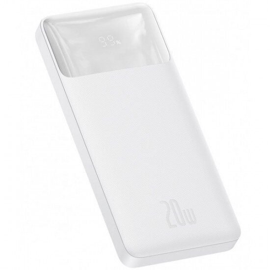 ПБ Baseus Bipow Digital Display 20W 10000mAh (білий)