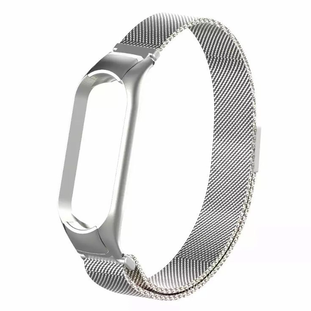 Ремінець Milanese Loop Design для Xiaomi Mi Band 5/6 (Сірий)