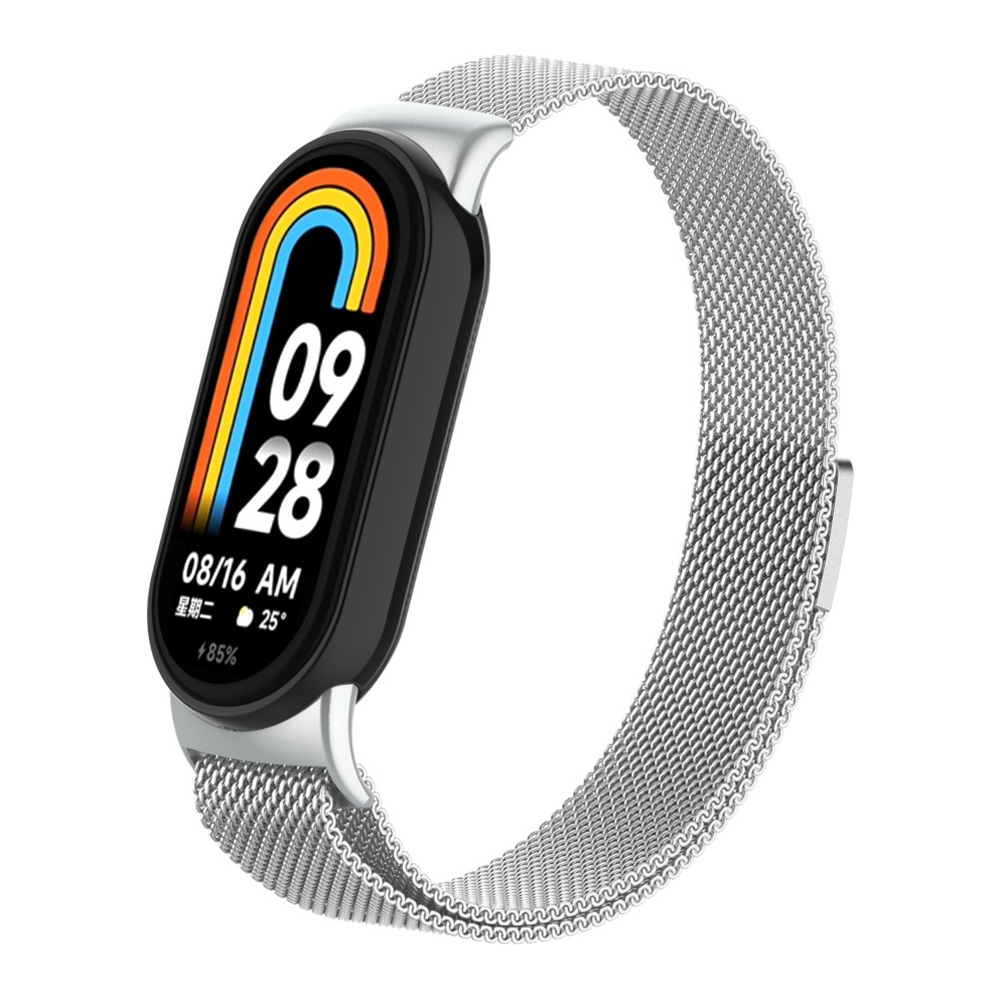 Ремінець Milanese Loop Design для Xiaomi Mi Band 9 (Silver)